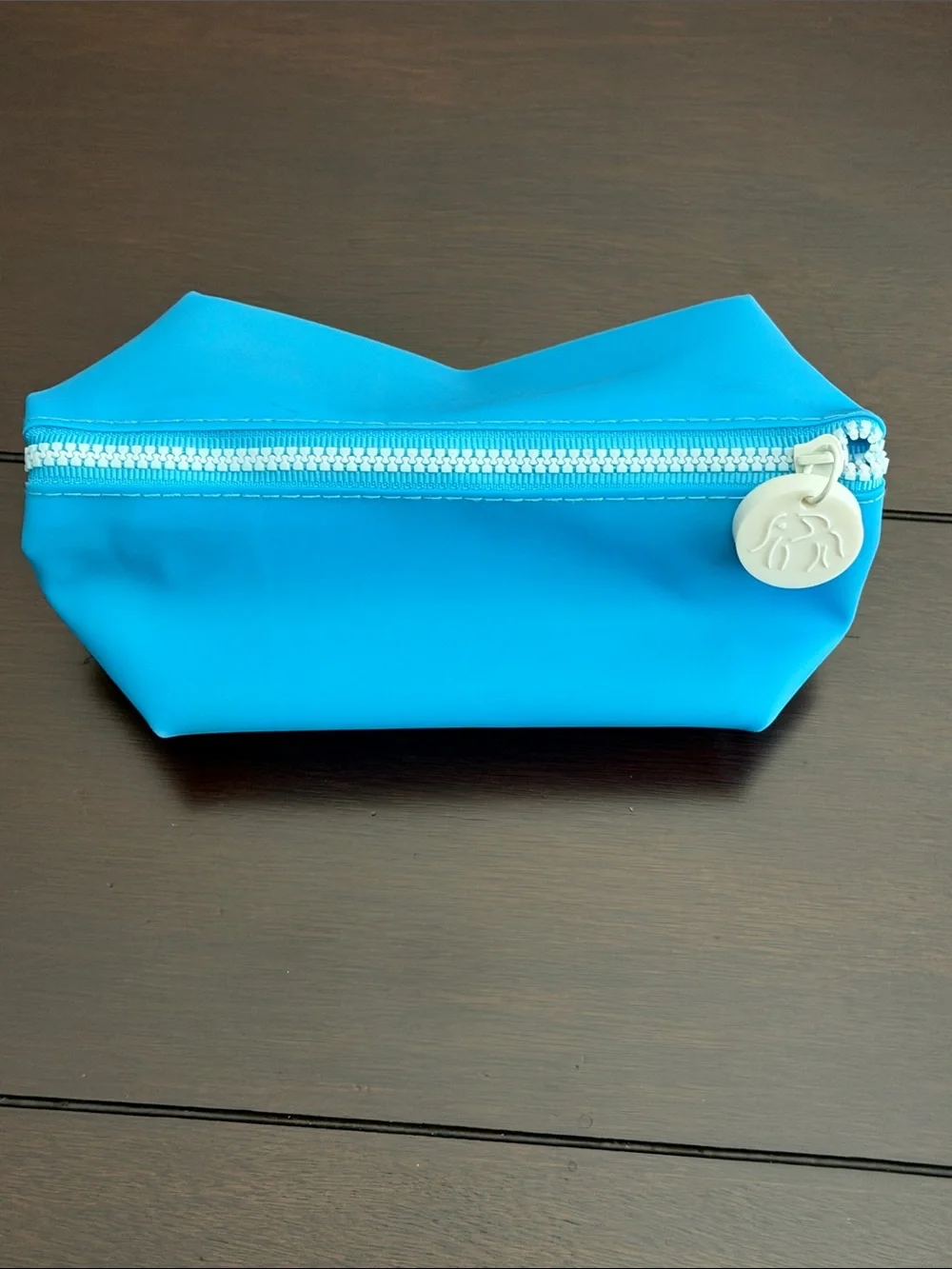 Drunk Elephant Neon Yellow & Aqua Blue Bag Set